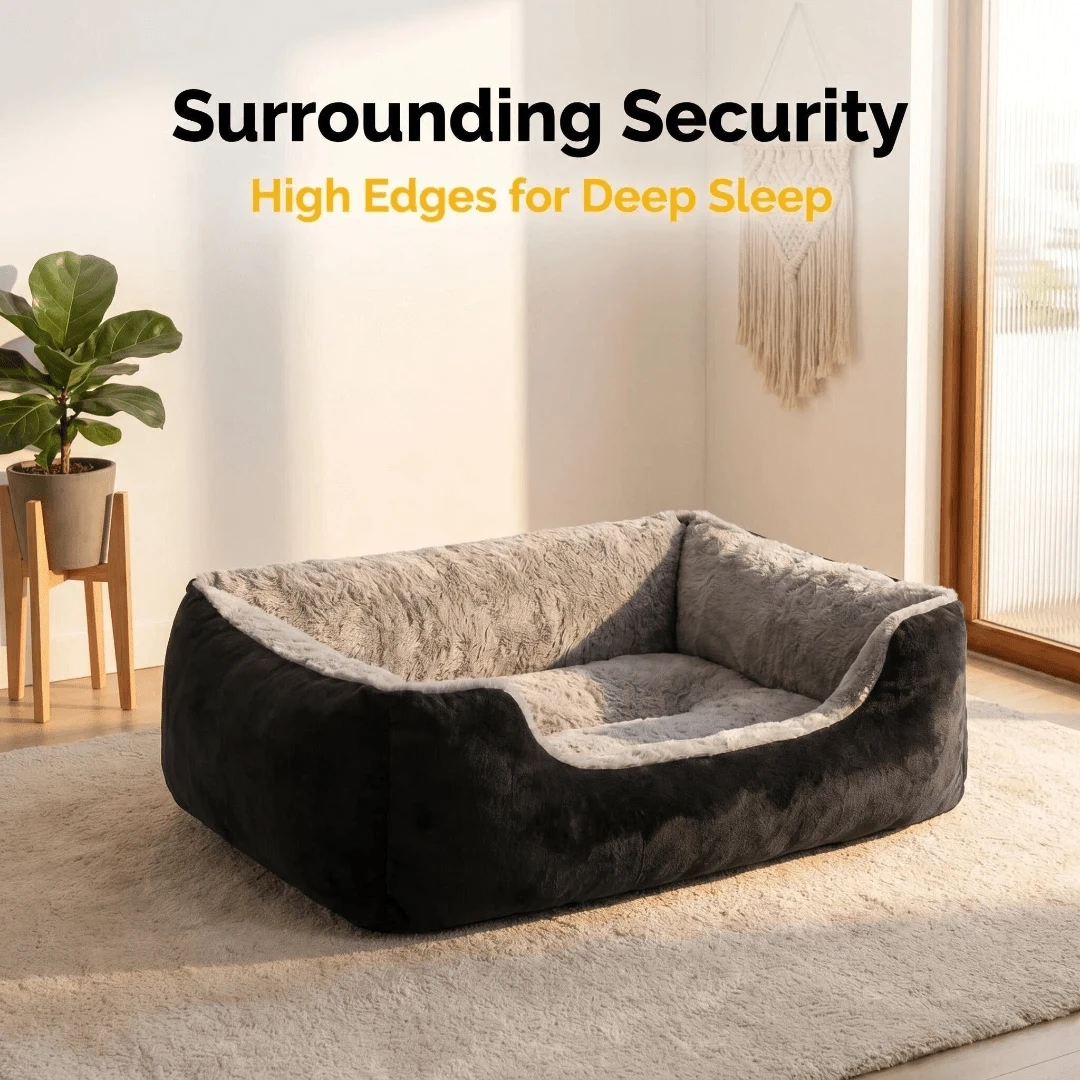 Waterproof Orthopedic Dog Couch Bed – Removable Washable Cover, Non-Skid Bottom