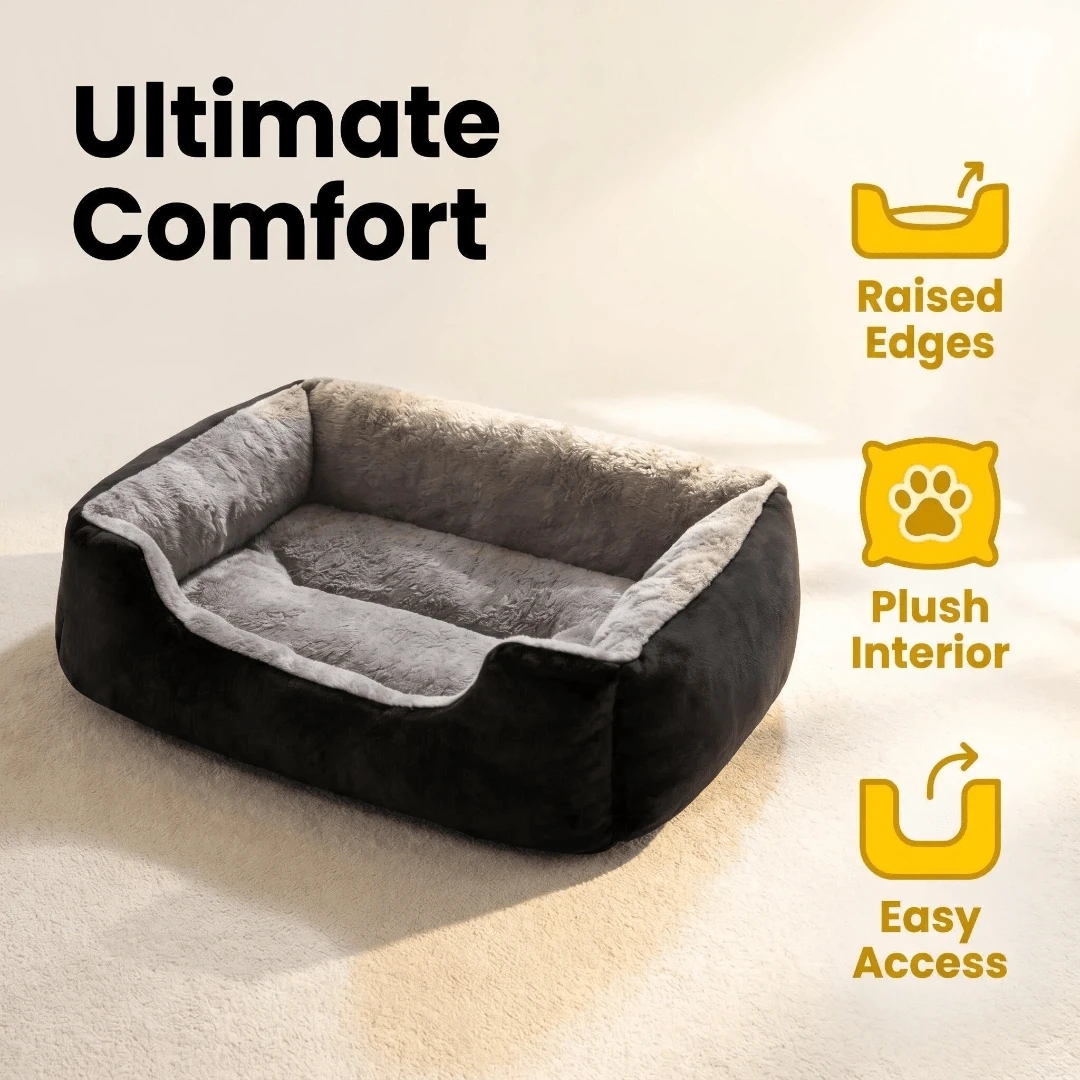 Waterproof Orthopedic Dog Couch Bed – Removable Washable Cover, Non-Skid Bottom