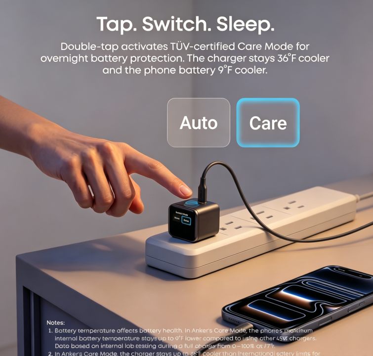 Smart Display Charger, Anker Nano USB C Charger Block, 45W Max GaN Phone Charger,180° Foldable Plug