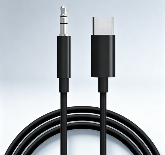 USB C to 3.5mm Audio Aux Jack Cable, Aux Cord for iPhone17, Type C to 3.5mm Headphone Car Stereo Cord Compatible