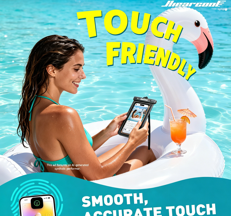 Waterproof Phone Pouch, IPX8 Waterproof Phone Case for iPhone 17/16/15/14 Pro Max, Cell Phone Dry Bag